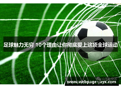 足球魅力无穷 10个理由让你彻底爱上这项全球运动